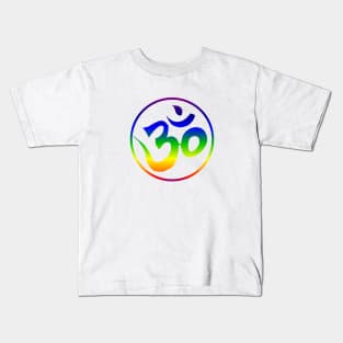 Sacred Spiritual Awakening Om Symbol Kids T-Shirt